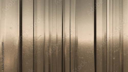 Steel texture, metal texture, 3D metal sheet with vertical grooves, plated panel texture, metal wall surface composed of a 3D irregular repeating vertical linear rib structure 2