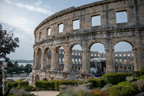 Fotografie colosseum in pula