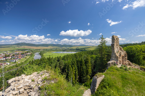 Photography Ruins of Plavec castle near Stara Lubovna, Presov region, Slovakia