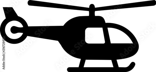 Helicopter water rescue icon