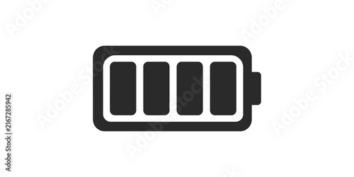 Foto Full battery charge indicator icon.