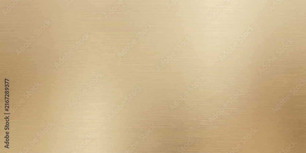 Fototapeta premium Abstract gold texture background. Brushed brass surface with warm shine. Luxury design for banner, wallpaper, cover and backdrop.