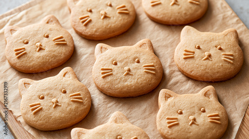cat shaped cookies