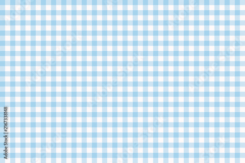 Real seamless Light Sky Blue color and Snow color tartan check pattern