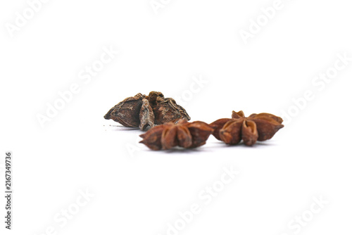 Star anise is a spice used in cooking.