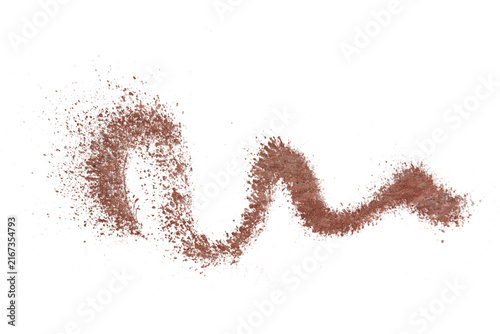 Obraz na płótnie mud splash isolated transparency background.