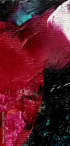 Bold Red Magenta Oil Composition