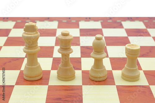 Konstfotografi Wooden chess game