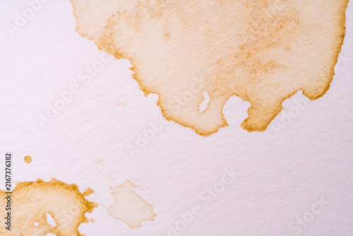  Beige watercolor texture background with soft organic stains.