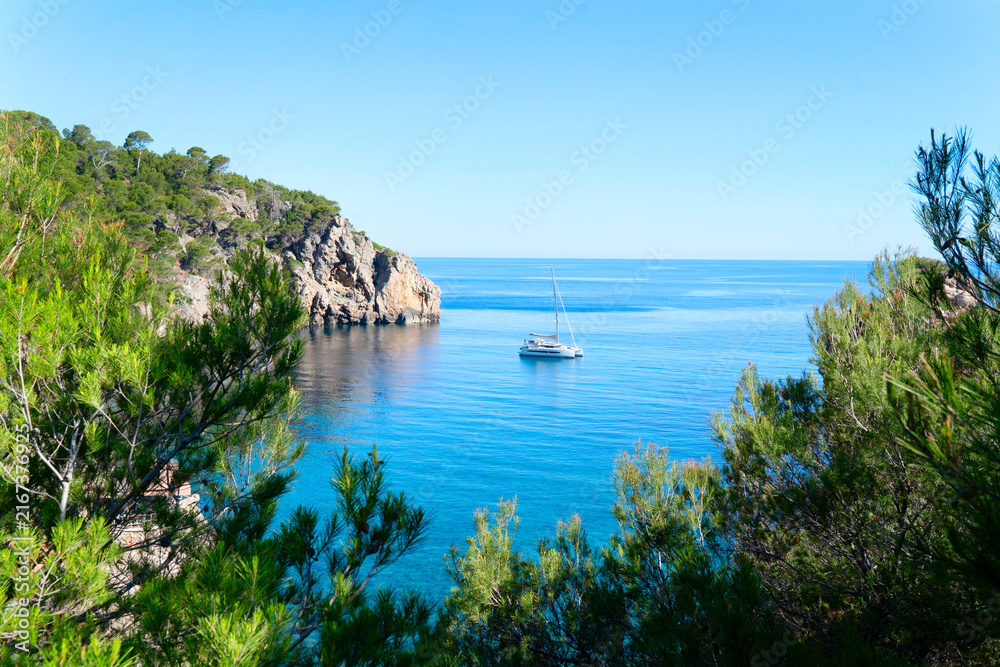 Obraz premium Beach of Deia, Mallorca