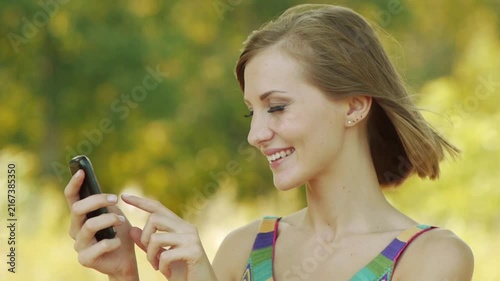 young woman talking on cell phone
