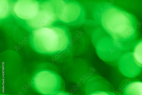 Vibrant green bokeh background for nature and ecology design