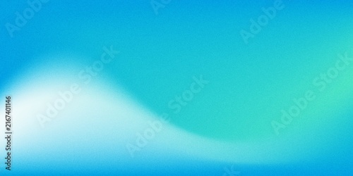 Bild auf Leinwand Amazing Blue Green Blur Gradient With Grainy Noise Texture