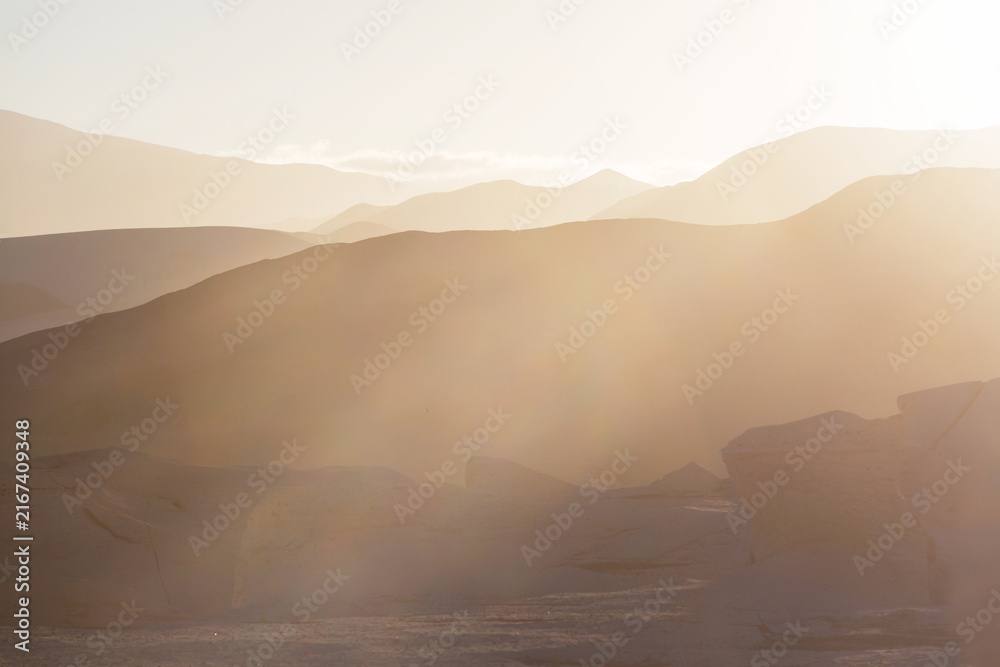 Fototapeta premium Campo de Piedra Pomez