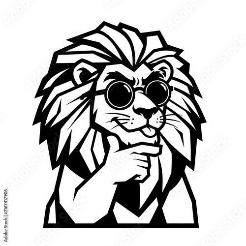Girl with Dog and Lion Vector Illustration, Cute Animal Character Artwork, Playful Wildlife Design for Kids, Creative Cartoon Graphic for Posters, Stickers and Stock Projects