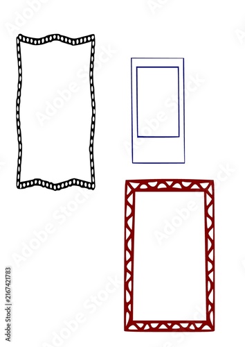 Decorative Rectangular Frames and Borders Collection
