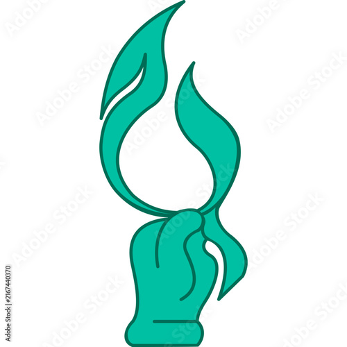 vector illustration of a woman in a spa