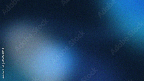 Abstract dark blue background with soft light grain texture