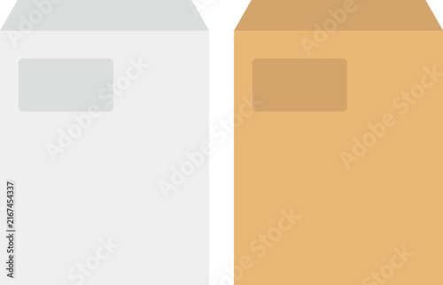 This is an illustration of a window envelope.