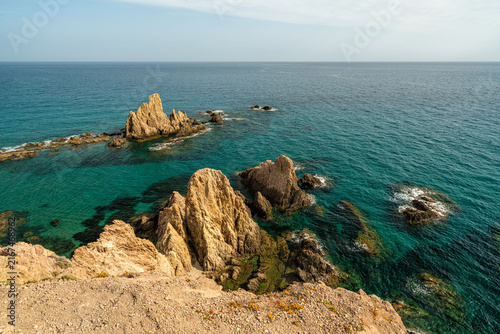 Scenic view in Cabo de Gata, Province of Almeria, Spain.