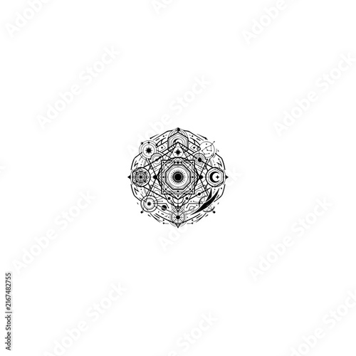 Intricate Abstract Gear Pattern Icon