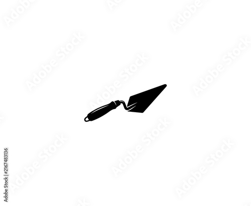 Minimalist Black Scissors Icon Vector Illustration