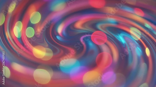 Abstract fluid motion visualization with vibrant color gradients