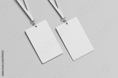 ID Card Blank Mockup