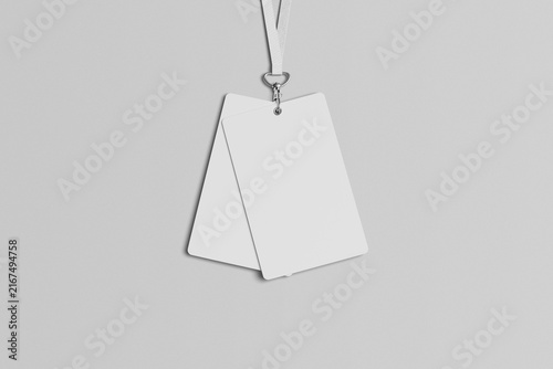 ID Card Blank Mockup