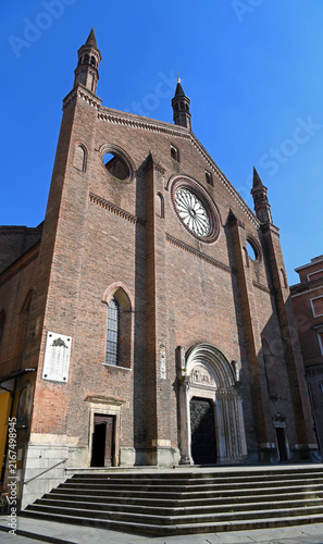 Cuadro en lienzo The Basilica of Saint Francis of Assisi in Piacenza is a notable Catholic place of worship in Lombard Gothic style, built between 1278 and 1363