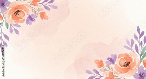 Colorful floral arrangement with butterflies and blooming flowers.