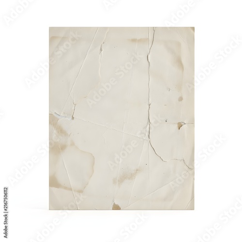 Antique Blank Sheet with Weathered Surface