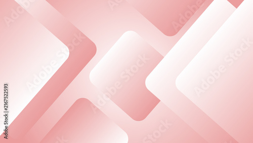 Soft pink abstract geometric background with layered rounded shapes