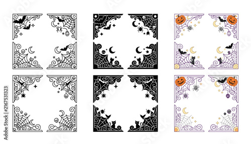 Colorful geometric abstract fractal patterns with bright dots and lines
