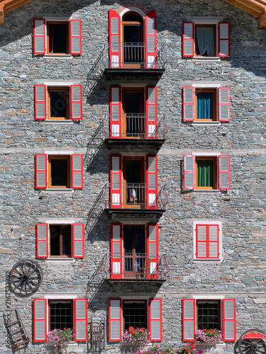 facade of an old building