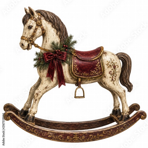Vintage Rocking Horse Decorative Piece