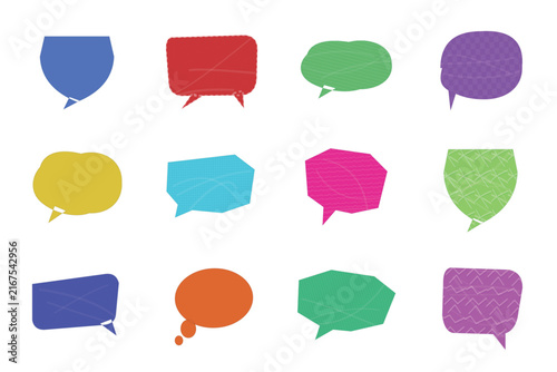 Creative Comic Style Speech Bubble Vector Pack