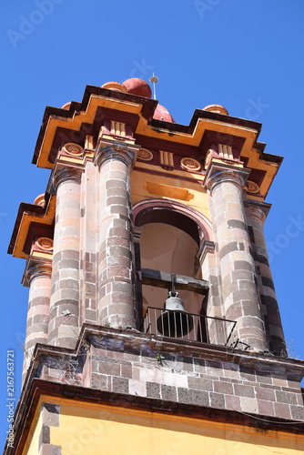 the bell tower of the temple