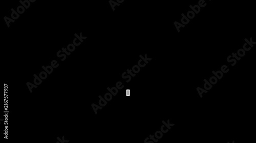  Loading - circle Modern loading animation. Circular loading indicator , loading and buffering icon animation-looped  icon on black background. 4K video