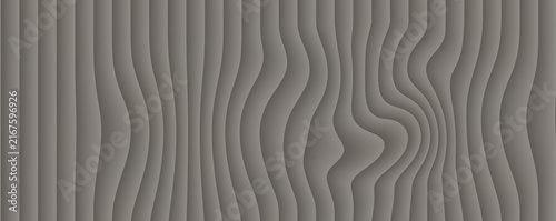 Принти на полотні Wavy pattern with undulating lines creates a textured gray background