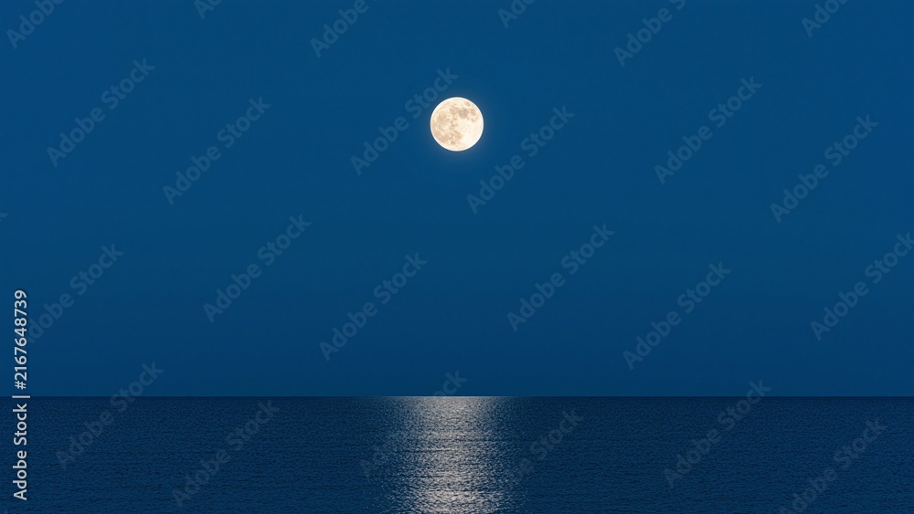 Fototapeta premium Moon with copy space