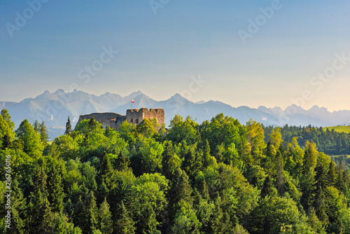Obraz na płótnie landscape with mountains