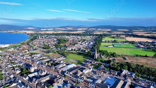Invergordon Scotland Aerial View
