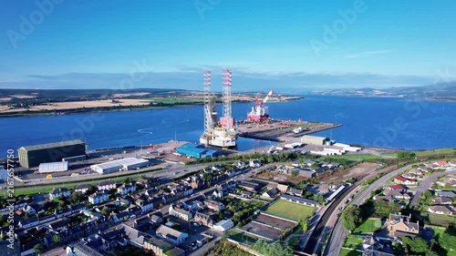 Invergordon Scotland Aerial View