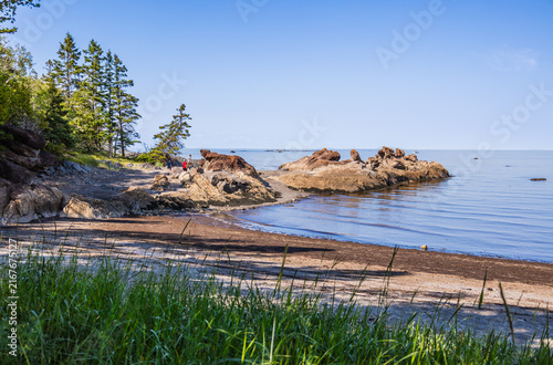 Konstfotografi Landsace scenary in Parc National du Bic, Rimouski, Québec, Canada