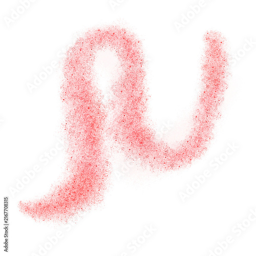 Red Spray Paint Texture Swirl
