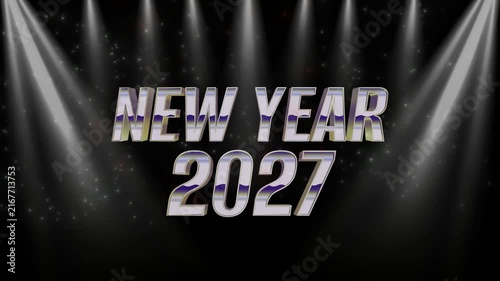 2027 New Year Celebration with Videos