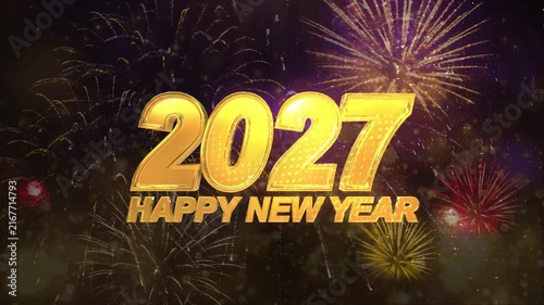 2027 New Year Celebration with Videos