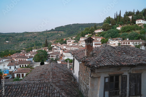 Fotografie Scenic view of historic traditional houses in Sirince village Izmir