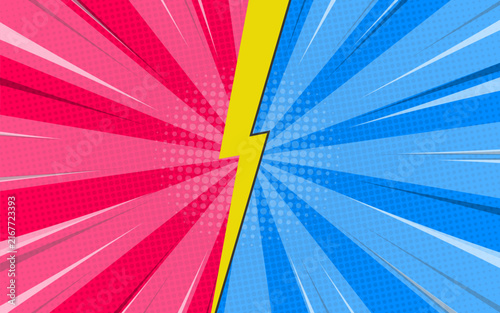 Fight backgrounds comics style design. Vector illustration.
